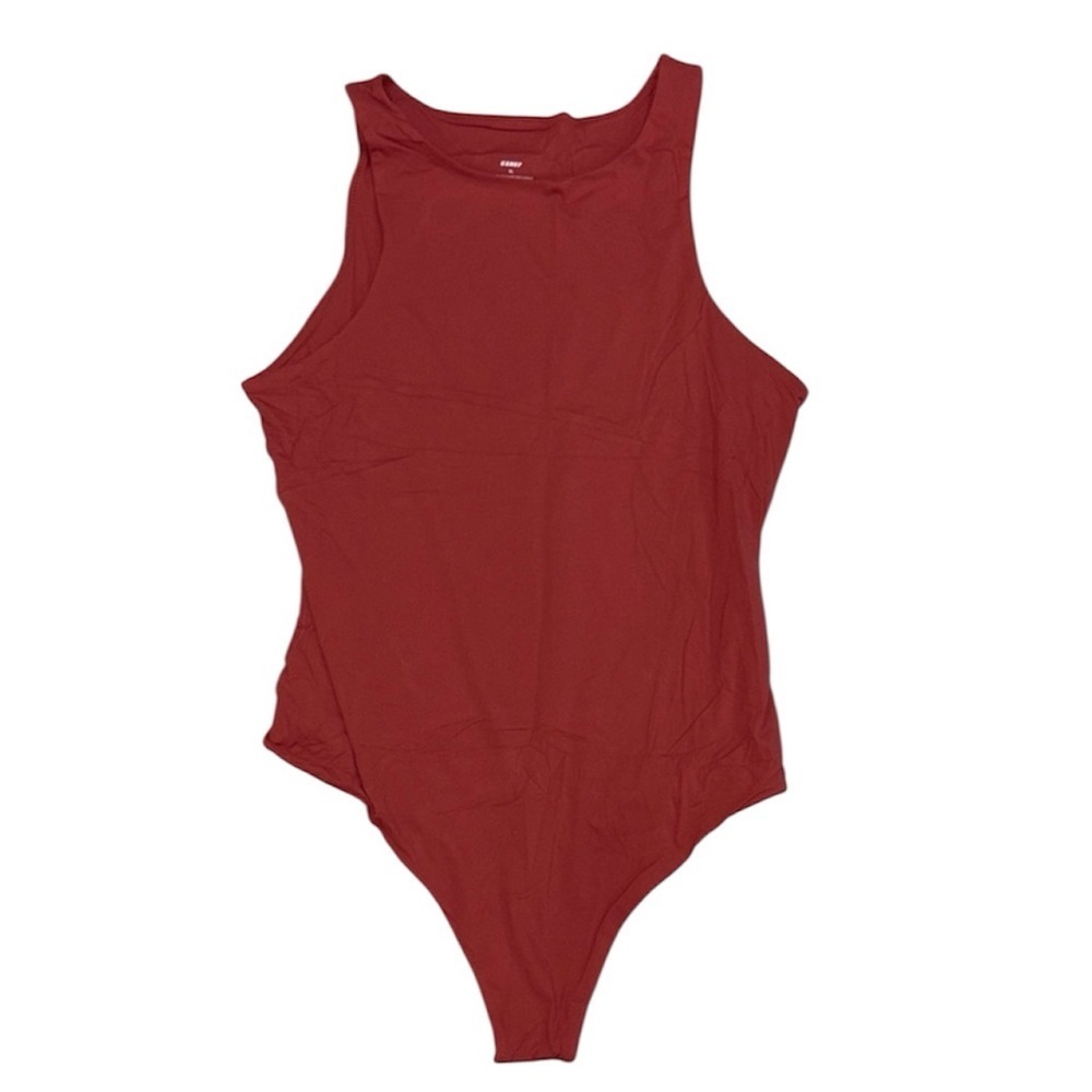 Red Sleeveless Women’s Bodysuit Size Large